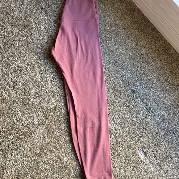 Lululemon Pink Puff Align Leggings - Picture 2 of 3
